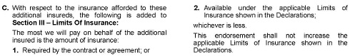 Sample Form 16 Additional Insured Not Engaged By The Named Insured Page 2