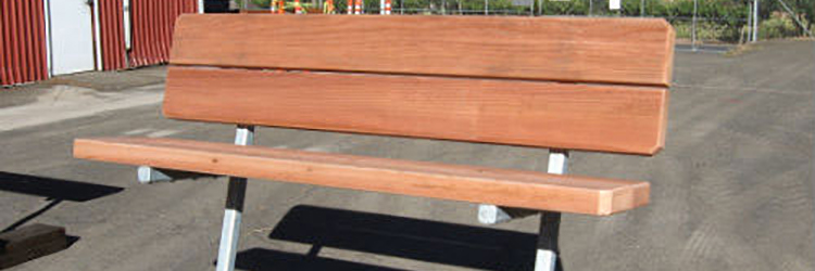 Redwood Bench