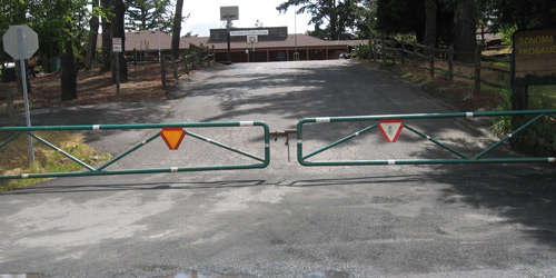 Double swing gate